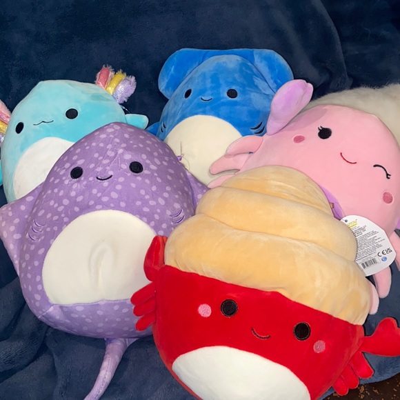 Squishmallows Other - Set of 5 Sea Life Squishmallows